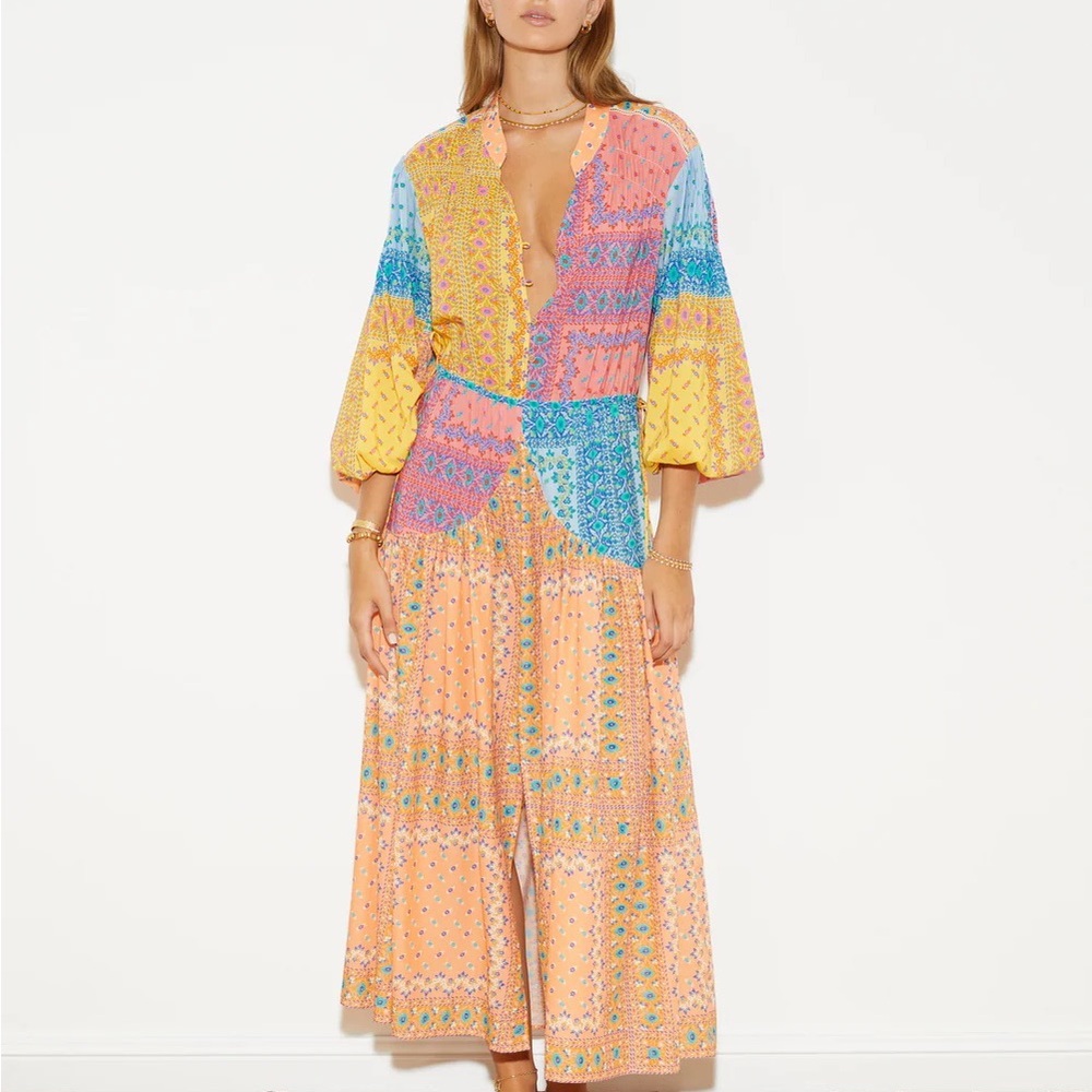 Boteh Bon Bon Maxi Smock Dress